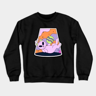 Playful Alien Crewneck Sweatshirt